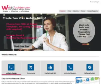 Webbizbuilder.com(Webbizbuilder) Screenshot