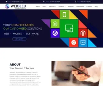 Webbleu.com(Mobile App Development) Screenshot