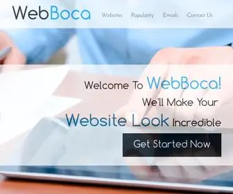 Webboca.com(Custom Websites) Screenshot