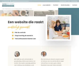 Webbouwenaandekeukentafel.nl(Webbouwen aan de keukentafel) Screenshot