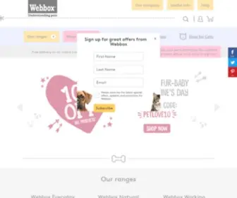 Webbox.co.uk(Pet Food) Screenshot