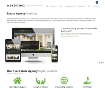Webbox.co.za(Estate Agency Websites) Screenshot