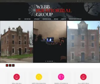 Webbparanormalgroup.com(Webb Paranormal Group Home) Screenshot