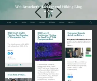 Webbreacher.com(Webbreacher) Screenshot