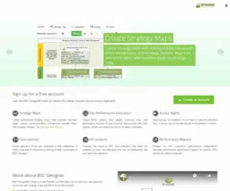 Webbsc.com(BSC Designer®) Screenshot