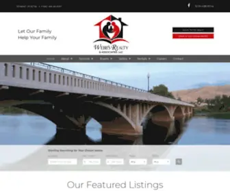 Webbsrealtyassociatesllc.com(Webb's Realty & Associates) Screenshot