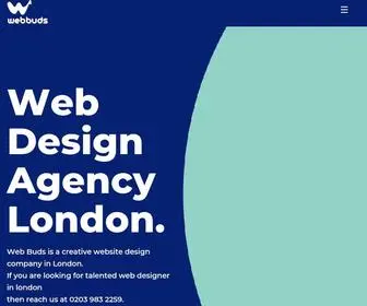 Webbuds.co.uk(Web Designer in London) Screenshot