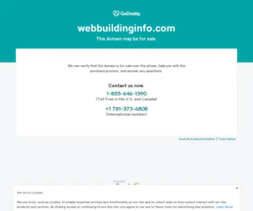 Webbuildinginfo.com(How to Build a Website) Screenshot