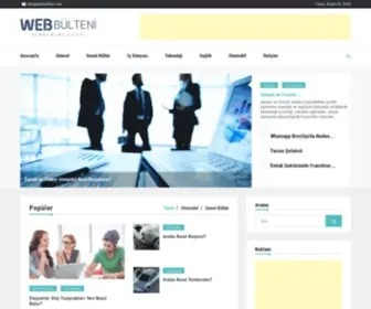 Webbulteni.com(Sosyal İçerik Platformu) Screenshot