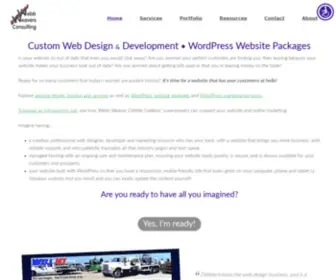 Webbweaversconsulting.com(Custom Web Site Design) Screenshot