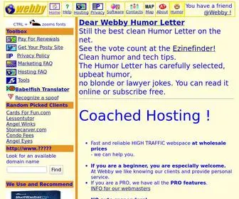 Webby.com(High traffic) Screenshot