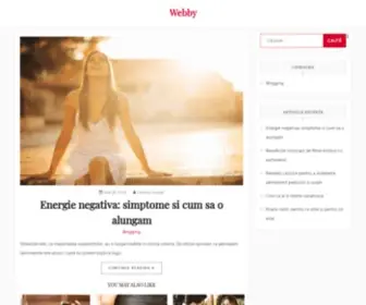 Webby.ro(Portal de informare cu subiecte de interes general) Screenshot