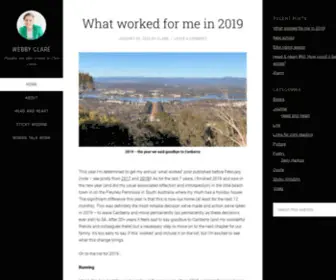 Webbyclare.com(Thoughts and other writings by Clare Conroy) Screenshot