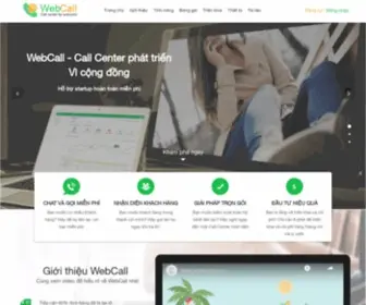 Webcall.vn(Call center phát triển vì cộng đồng) Screenshot
