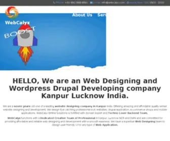 Webcalyx.com(Web Calyx IT Solutions) Screenshot