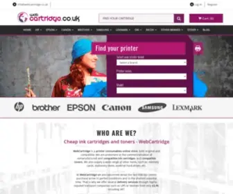 Webcartridge.co.uk(Cheap Ink Cartridges and Toners Online Store) Screenshot