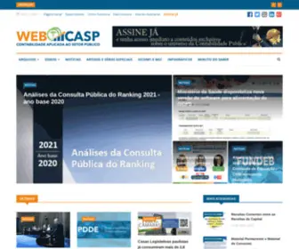 Webcasp.com.br(Contabilidade Pública Municipal) Screenshot