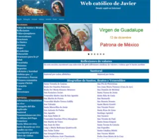 Webcatolicodejavier.org(Católico) Screenshot