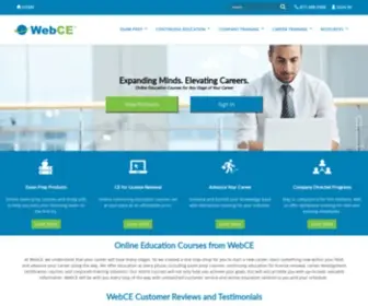 Webce.com(Continuing Education) Screenshot