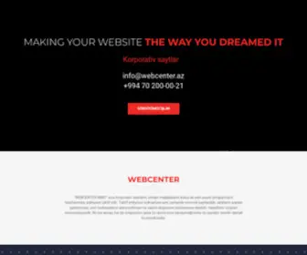 Webcenter.az(Web Dizayn) Screenshot