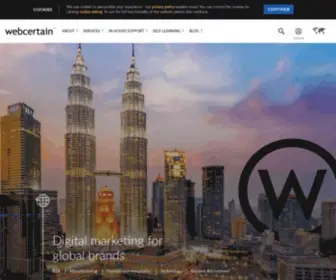 Webcertain.com(International Digital Marketing Solutions and Knowledge) Screenshot