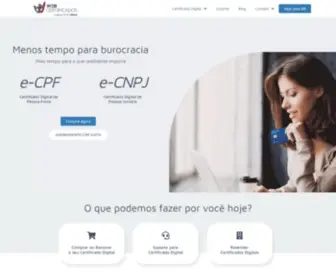 Webcertificados.com.br(Comprar Certificado Digital) Screenshot