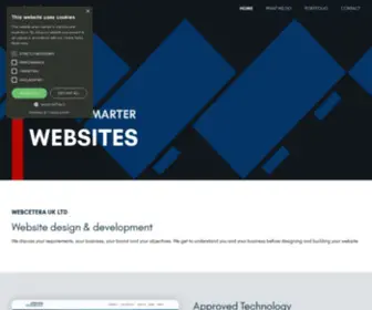 Webcetera.co.uk(Webcetera UK Ltd) Screenshot
