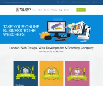 Webchefs.design(Web Design London) Screenshot