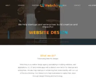 Webchirpy.com(Branding, Digital Marketing & UI/UX Design Studio) Screenshot