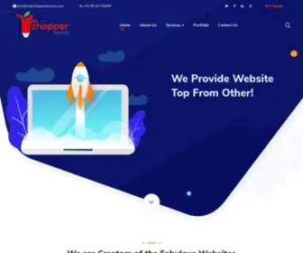 Webchopperservices.com(Website Development Agency with all Web Solutions) Screenshot