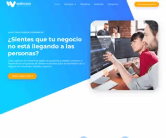 Webcion.com(Webcion Agencia Creativa) Screenshot