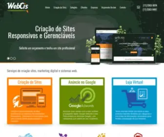 Webcis.com.br(Criação de sites em São Paulo) Screenshot