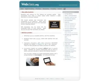 Webclass.org(Webclass) Screenshot