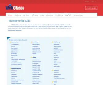 Webclassi.com(Classifieds) Screenshot