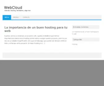 Webcloud.es(Webcloud) Screenshot