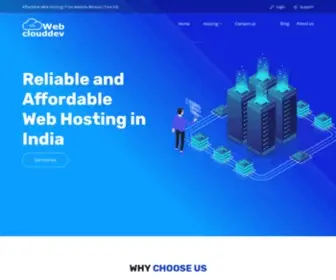 Webclouddev.com(India's Best Web Hosting Company) Screenshot