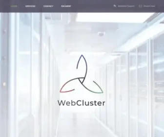 Webcluster.com(Website design and development services by Webcluster) Screenshot