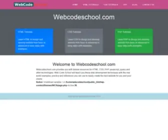 Webcodeschool.com(Learn HTML) Screenshot