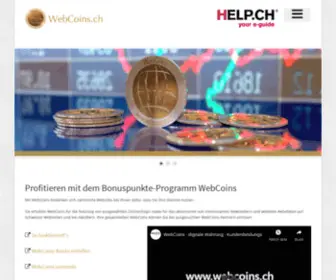 Webcoins.ch(Das Bonuspunkte) Screenshot