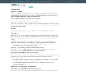 Webcollect.org.uk(Privacy Policy) Screenshot