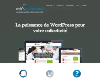 Webcollectivites.fr(Web collectivités) Screenshot