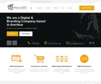 Webcolorzinfotech.com(Mobile App Developer Amritsar) Screenshot