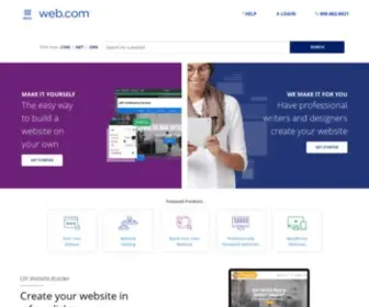 Webcom.com(Website Builder) Screenshot