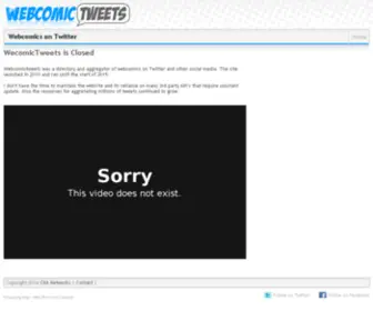 Webcomictweets.com(Webcomics on Twitter) Screenshot