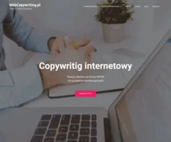 Webcopywriting.pl(Pisanie tekstów na strony internetowe i firmowe) Screenshot