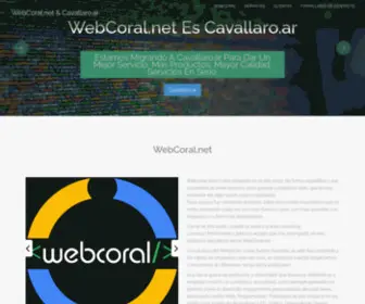 Webcoral.net(Diseño) Screenshot