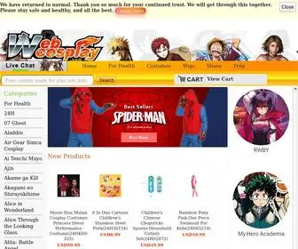 Webcosplay.com(Webcosplay-Cosplay Costumes Store-Wholesale cheap cosplay costumes,wig) Screenshot