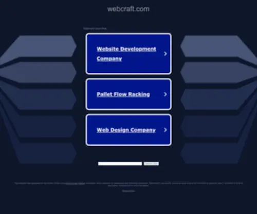 Webcraft.com(Splash1) Screenshot