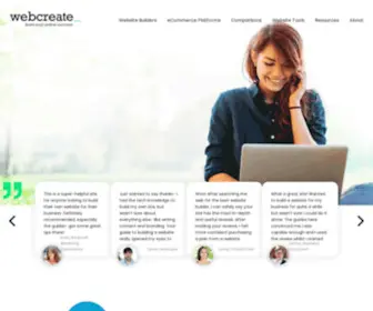 Webcreate.io(Review & Compare Website Builders) Screenshot