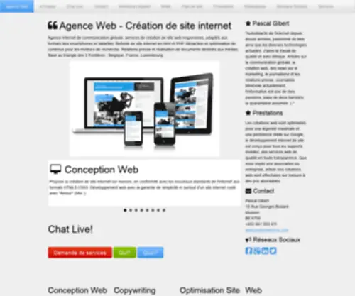 Webcreationagence.com(Agence Web) Screenshot